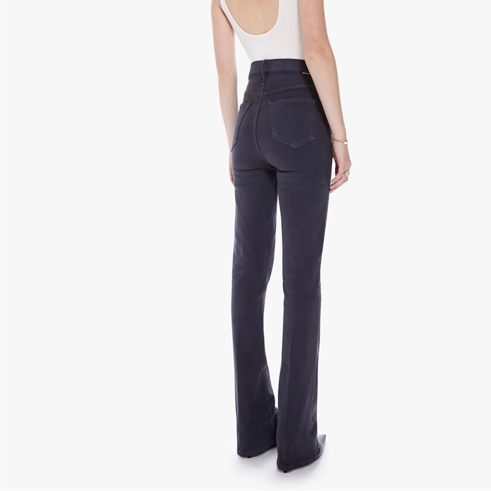 Mother Denim Black Flared Pants